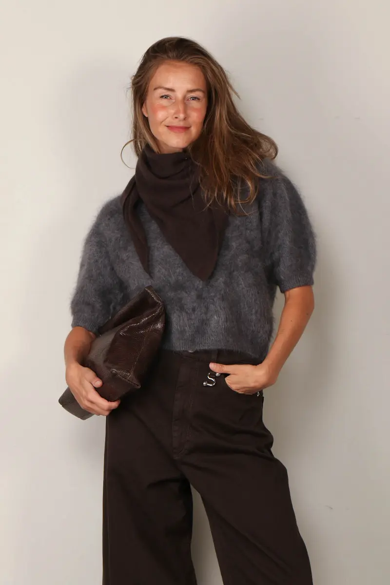 Lisa Yang - Sweater - Juniper - Graphite