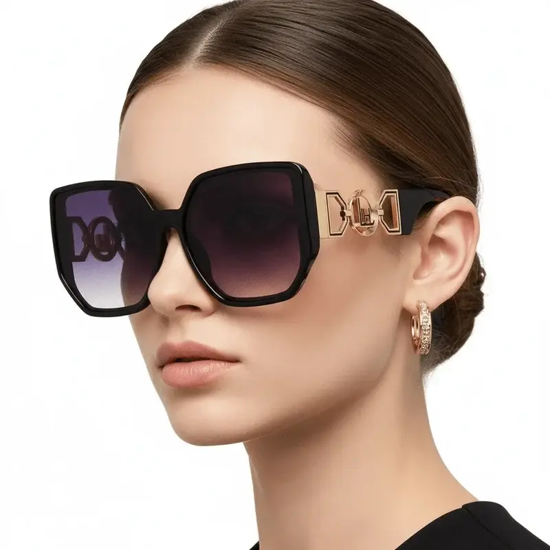 Lorena™ | Sculpted Acetate Gradient Sunglasses
