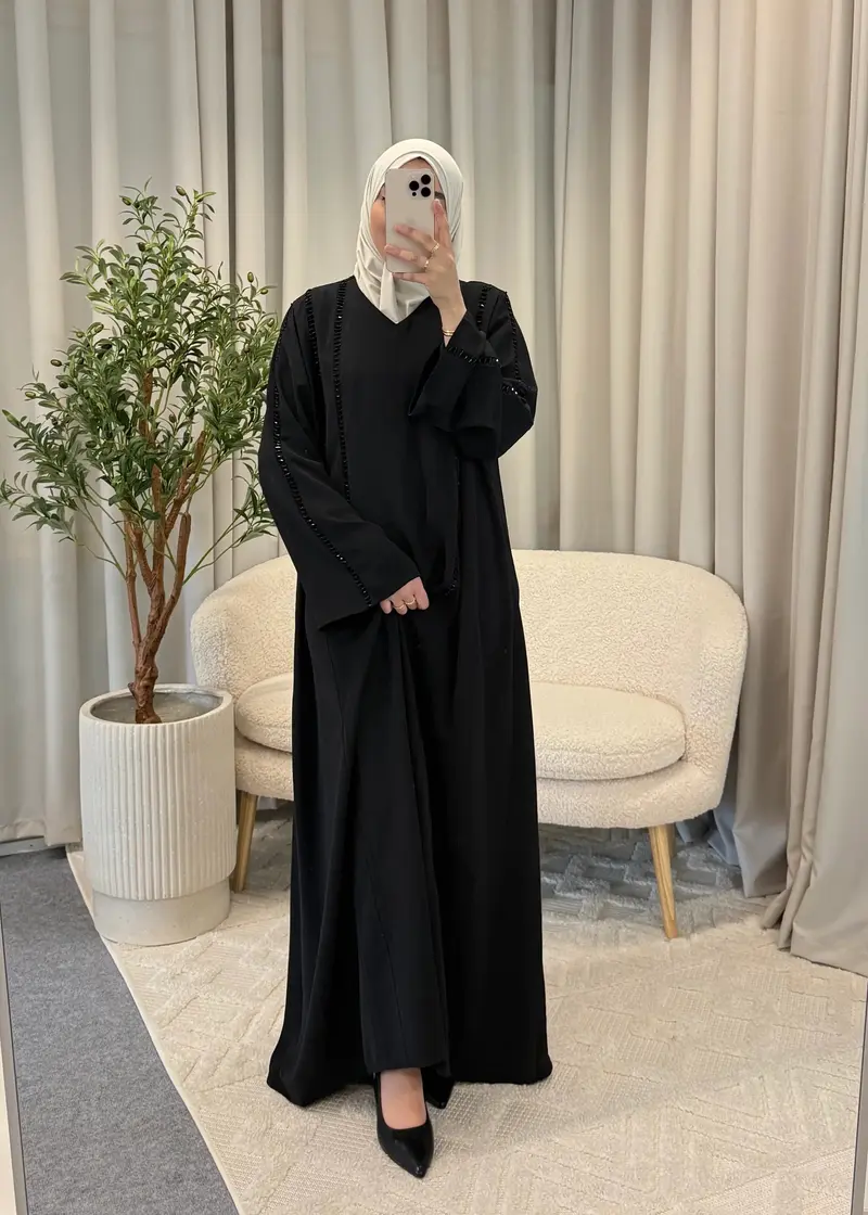 LOUBNA ABAYA BLACK