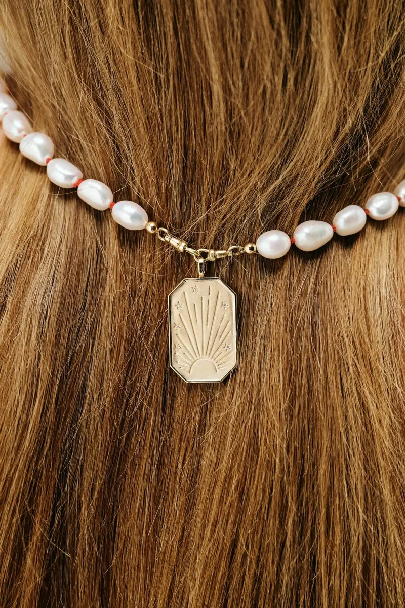 LOUPE - Collier + Pendant - Sol - Yellow Gold