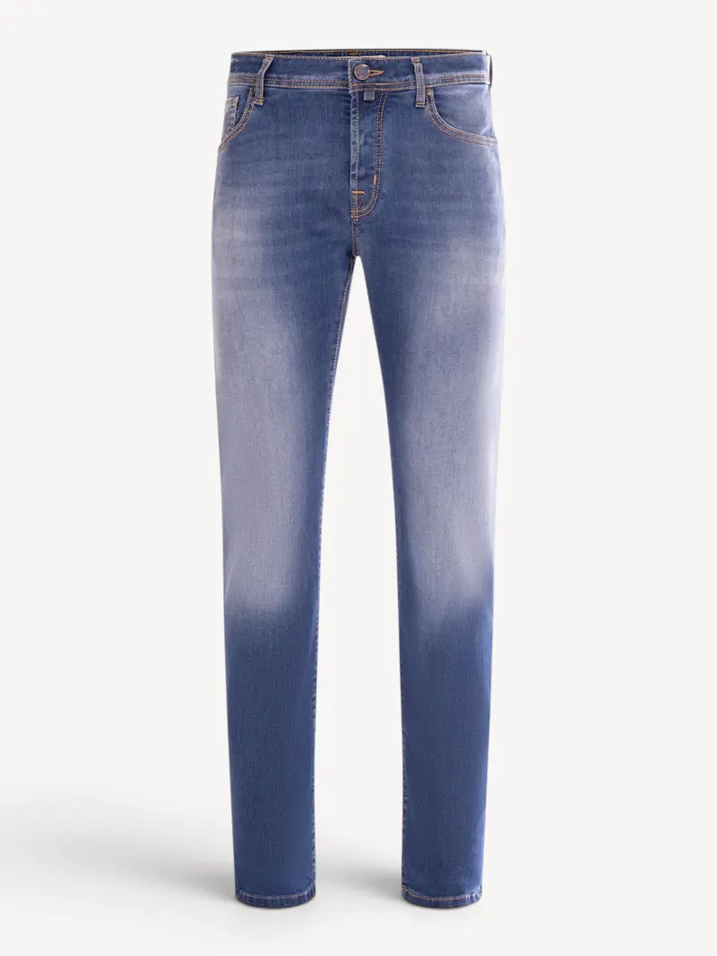 Luis Regular Jeans - Midden Blauw