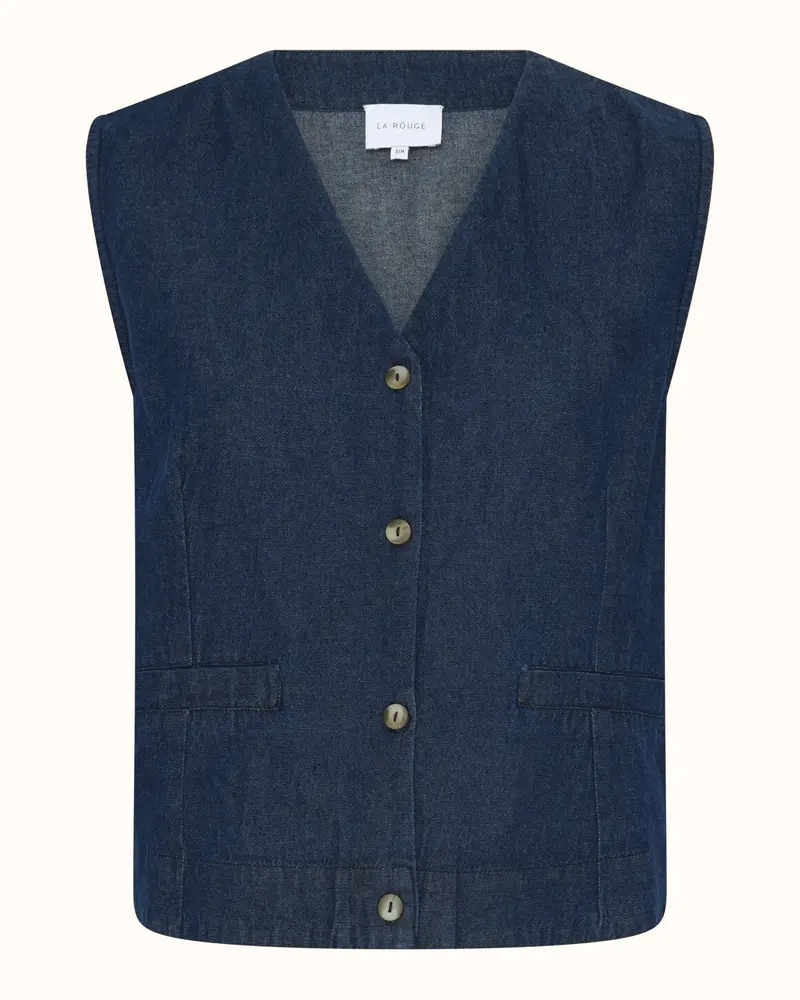 Luna Denim Waistcoat