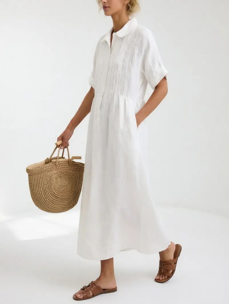 Lysandra | Leichtes und Sommerliches Hemdblusenkleid