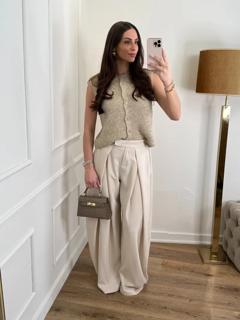 Mady gilet beige