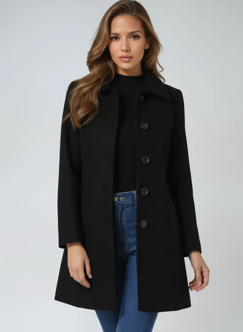Marenne™ | Winter Coat with Single Button Closure