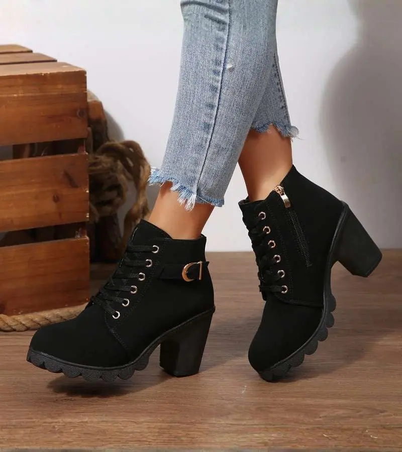 Marie | Damen Schnürstiefel im modernen Stil