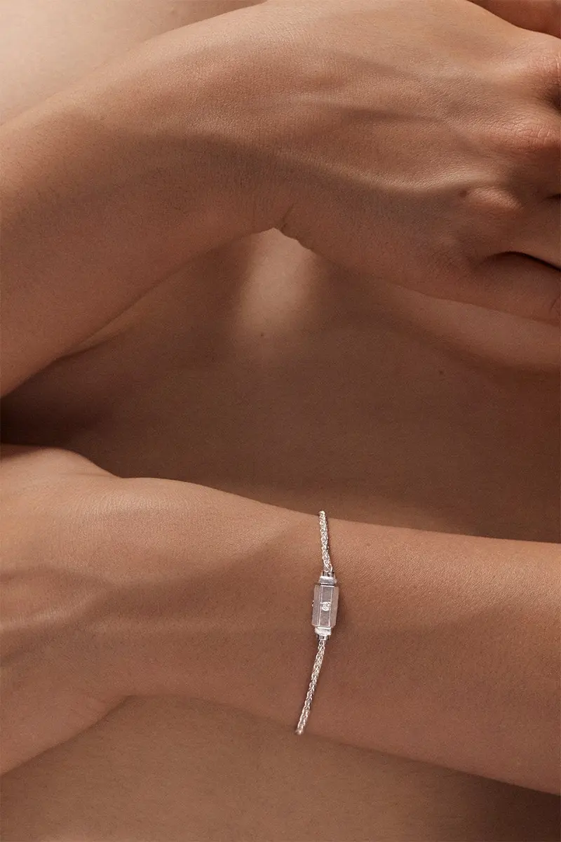 Marie Lichtenberg - Armband - Micro Coco - White Gold