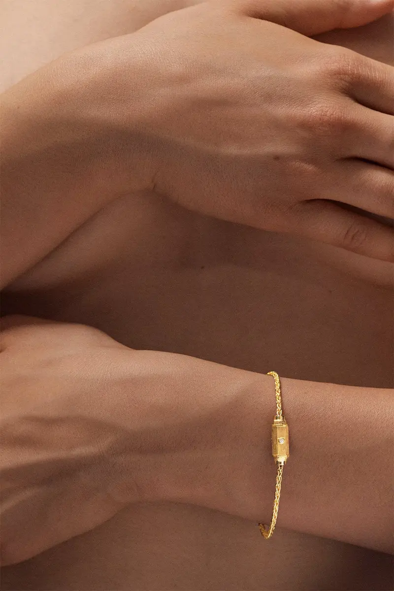 Marie Lichtenberg - Armband - Micro Coco - Yellow Gold