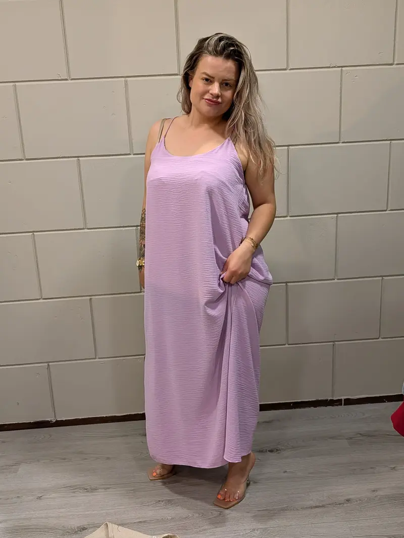 Maxi Jurk Lila