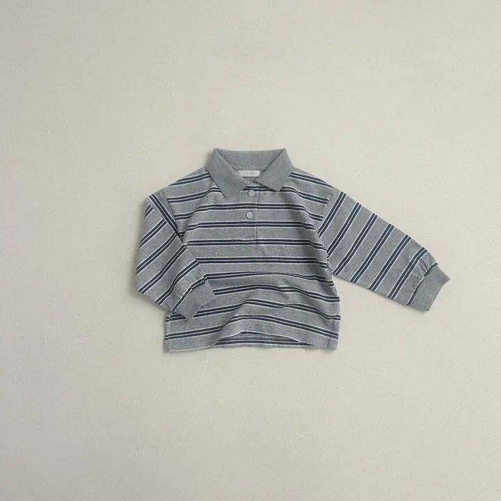 Melange Collar Tee