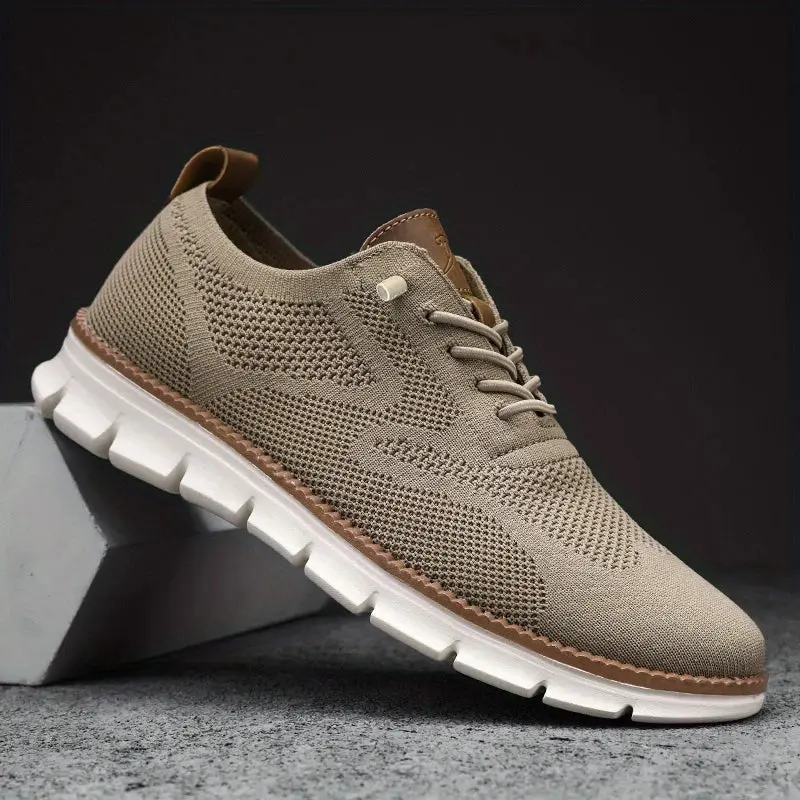 Men’s Breathable Lightweight Lace Up Sneakers