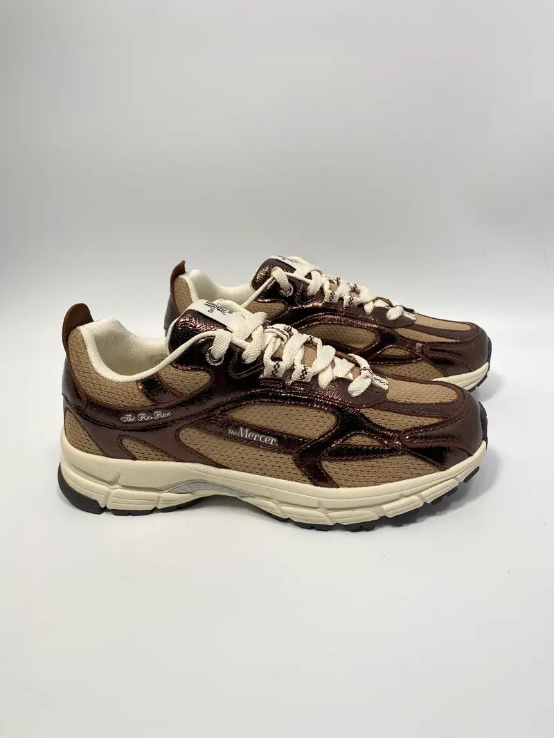 Mercer sneaker The Re-Run Cracked Brown