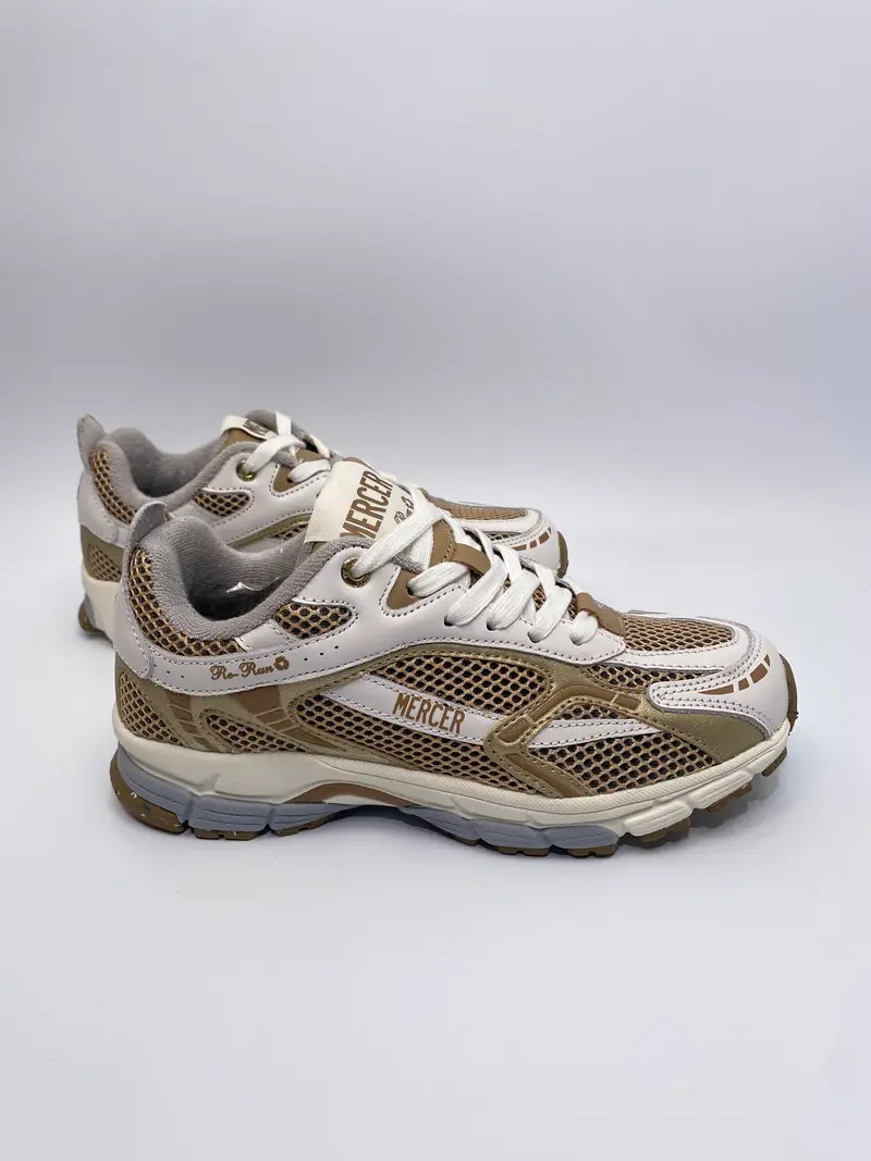 Mercer sneaker The re-run white/ gold