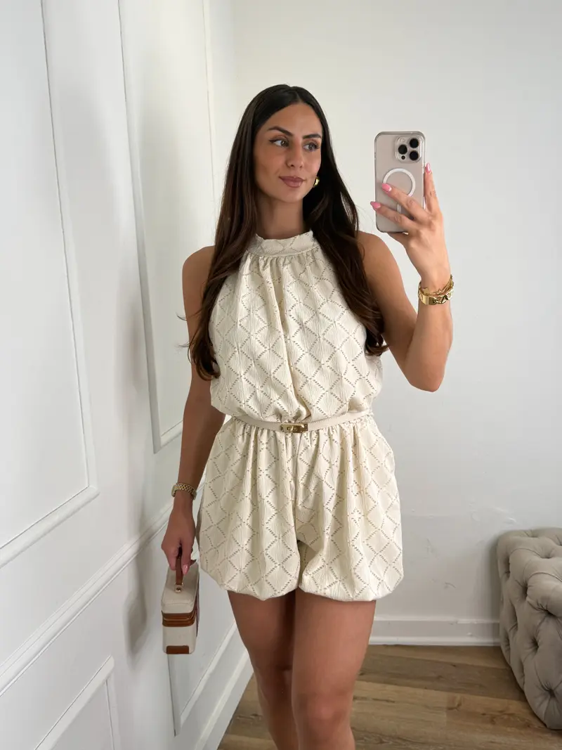 Merel Playsuit Crème