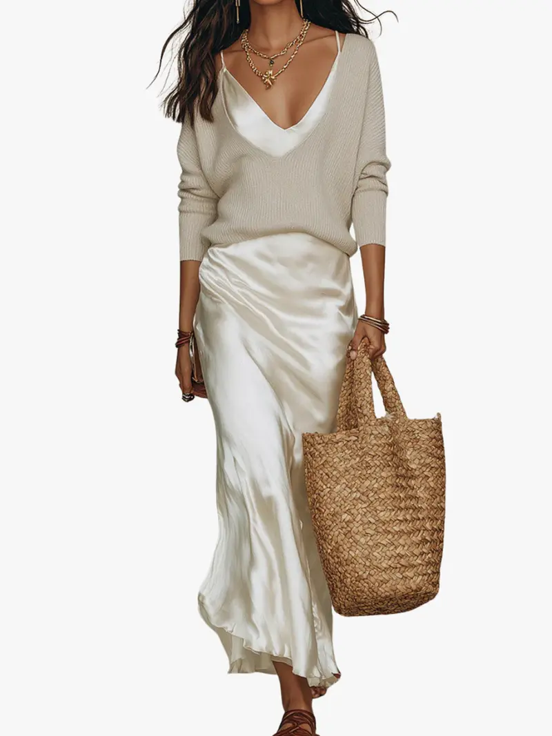 MIDI DRESS SET FOR WOMEN