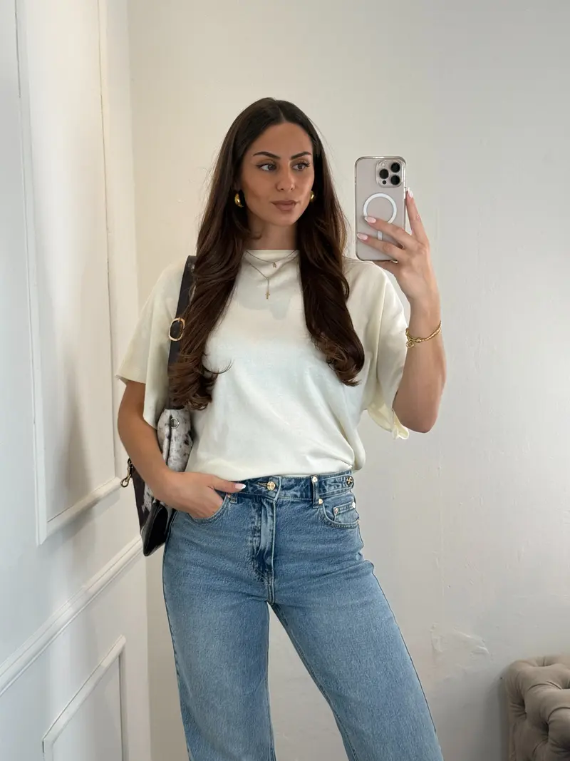 Millie top creme