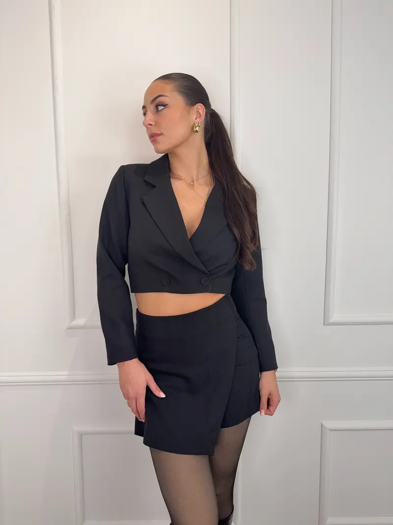 Mimi Korte Blazer Zwart