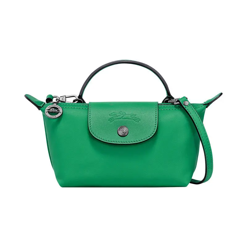 Mini Leder Henkeltasche – Grün