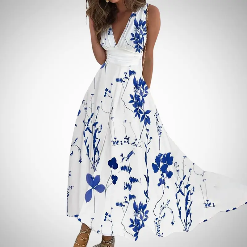 Mirianne™ | Floral Print Maxi Dress