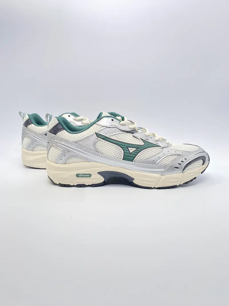 Mizuno MXR sport sneaker silver/green