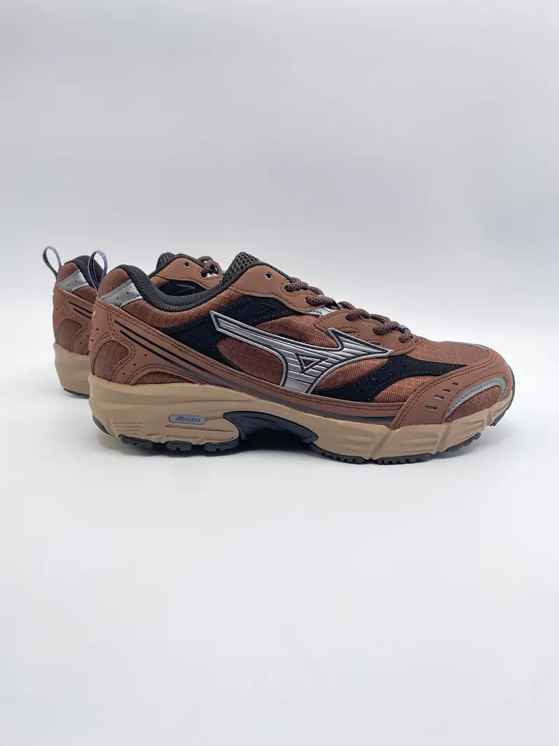 Mizuno MXR sport tech sneaker chicory coffee silver black