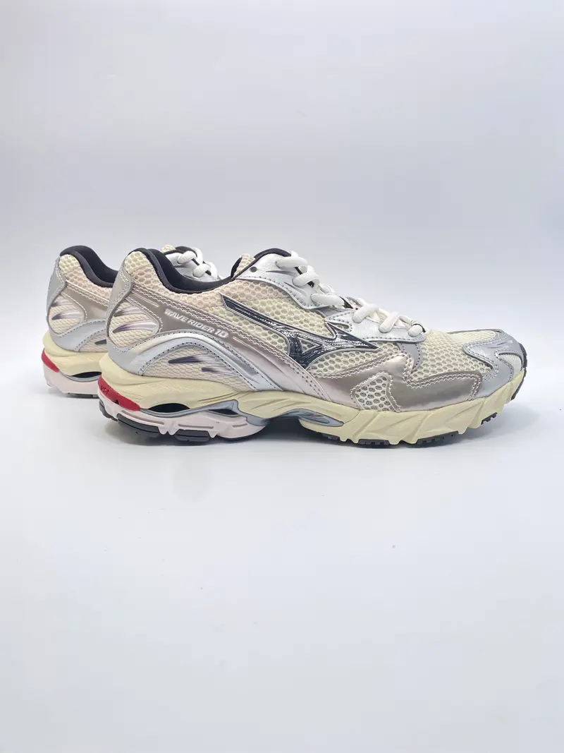 Mizuno wave rider 10 snow white / black sand