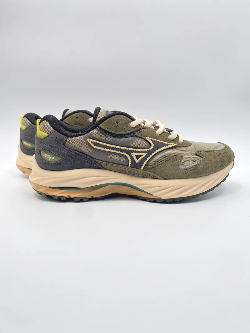 Mizuno wave rider B green grey