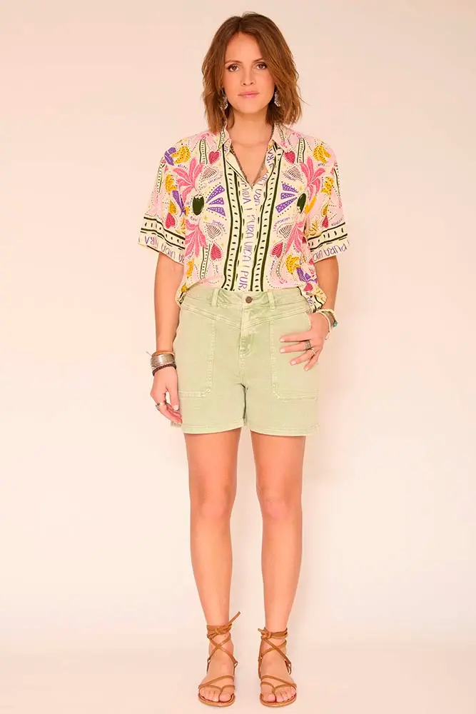 MKT studio pembroke pacific drill short menthe