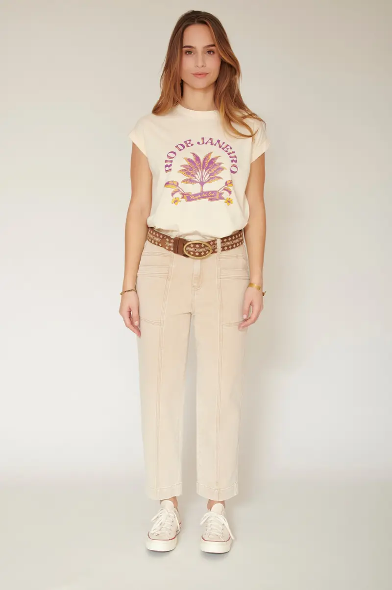 MKT studio princeton vintage twill pant beige