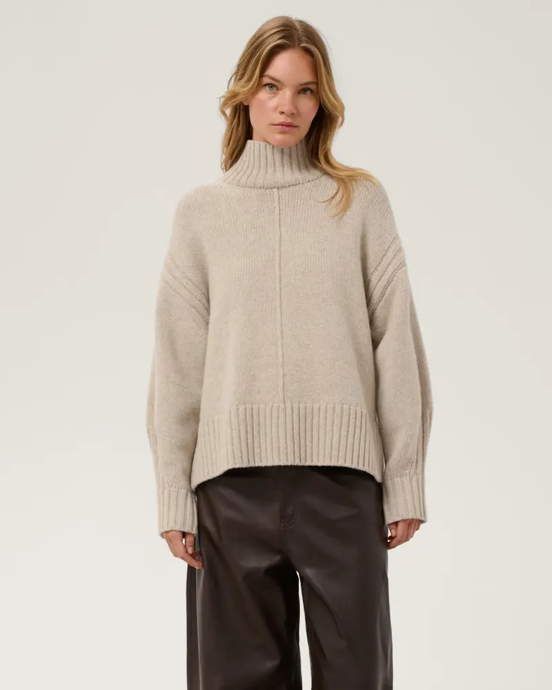 Moline High-Neck Pullover