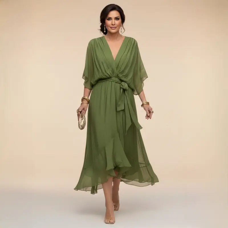 Monica | V-neck dress