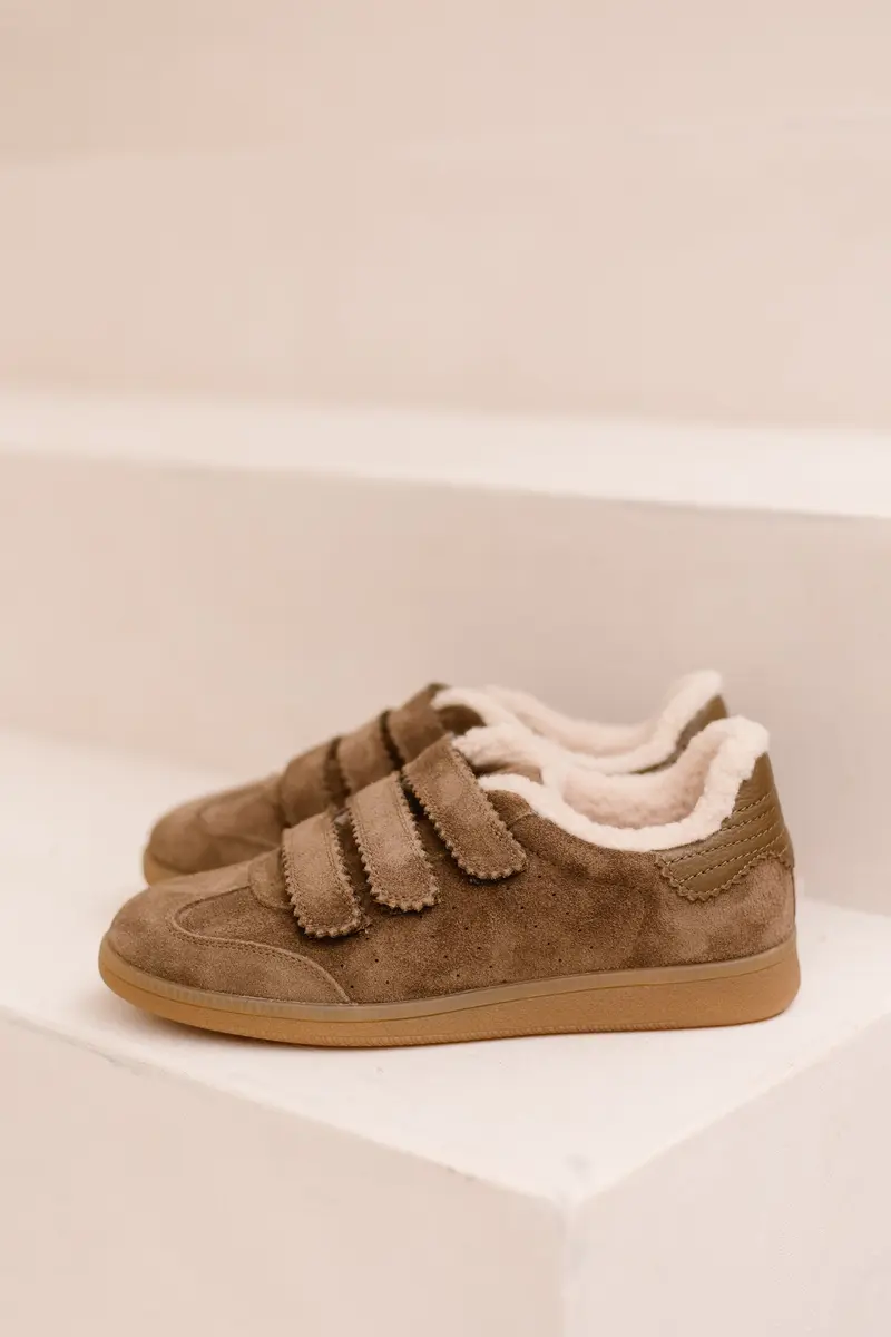 Montreal Sneaker Taupe+Teddy