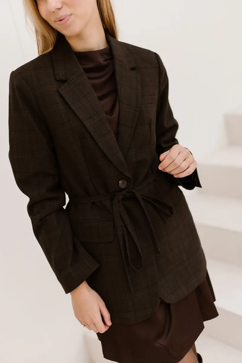 MSCHJohna Blazer Dark Brown