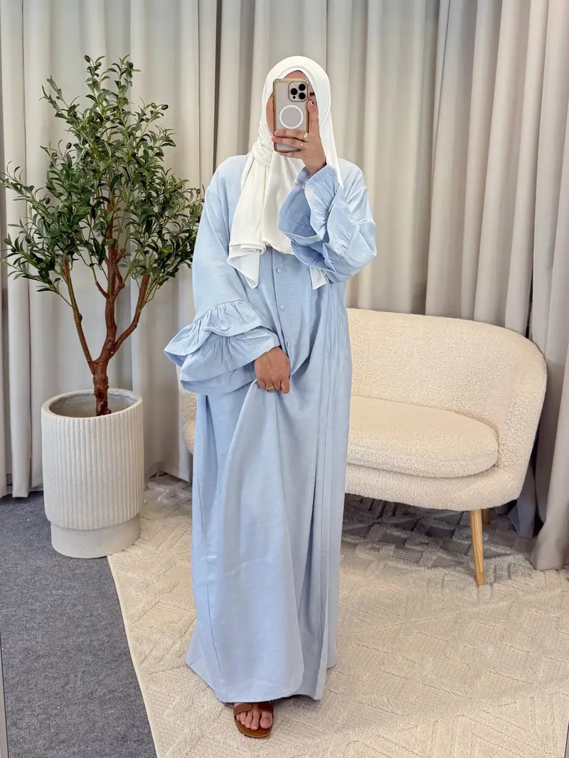 NABILA RUFFLE DRESS