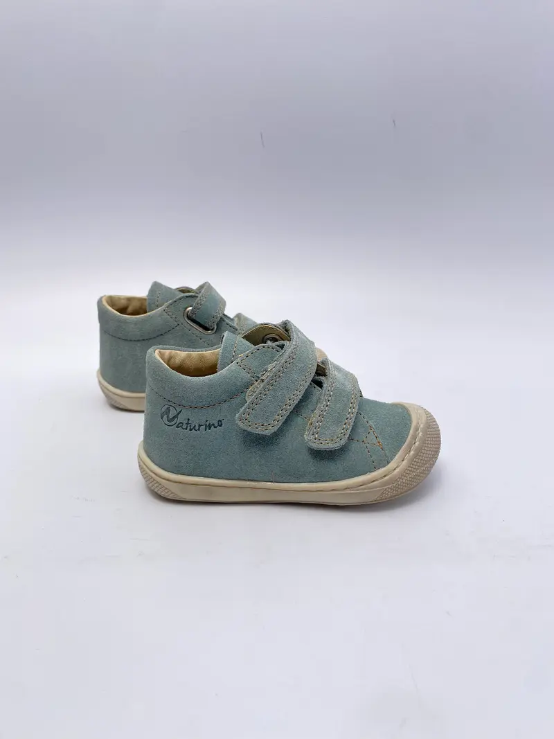 Naturino Cocoon lichtblauw suede klittenband