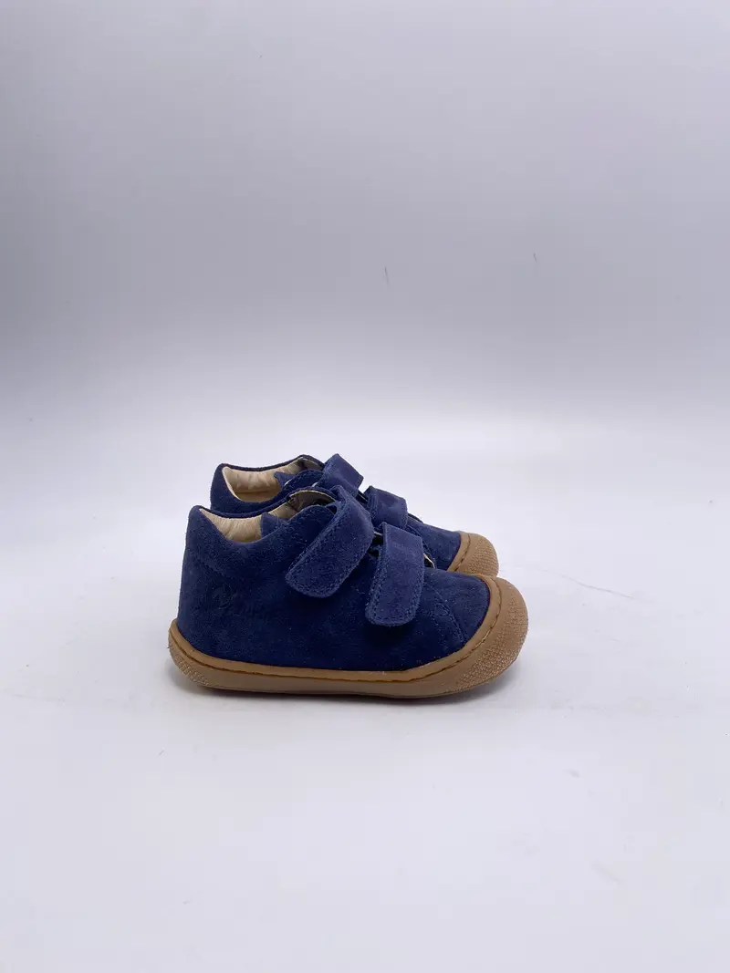 Naturino Cocoon navy suede beige zool