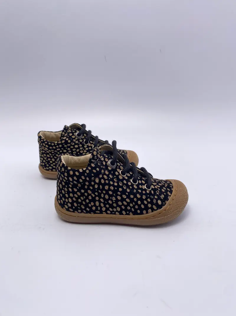 Naturino cocoon suede black-platiunum