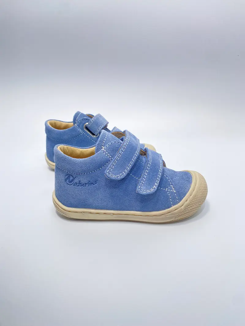 Naturino cocoon VL suede celeste-milk