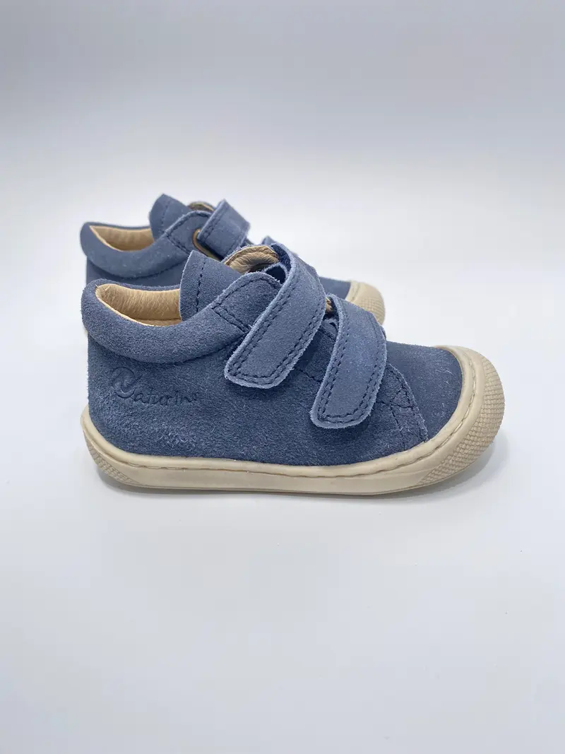 Naturino cocoon vl suede navy bone sole