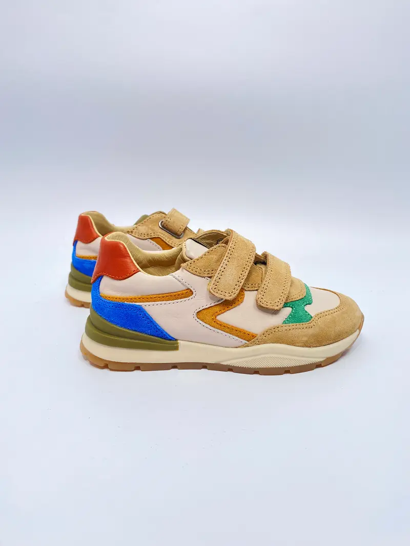 Naturino sneaker  rokkim vl suede sand milk rooibos