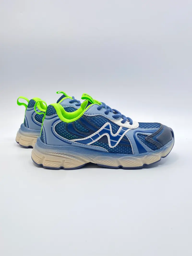Naturino sneaker wave gum azure celeste white
