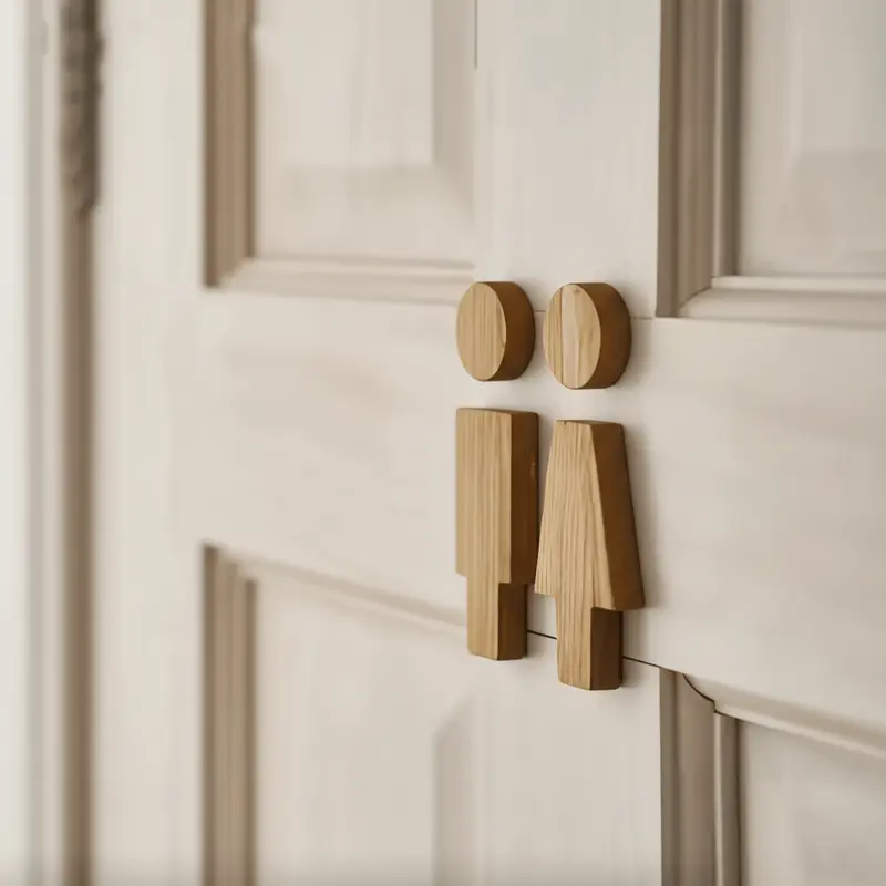 Natürliches Badezimmer Dekor - OakMarker