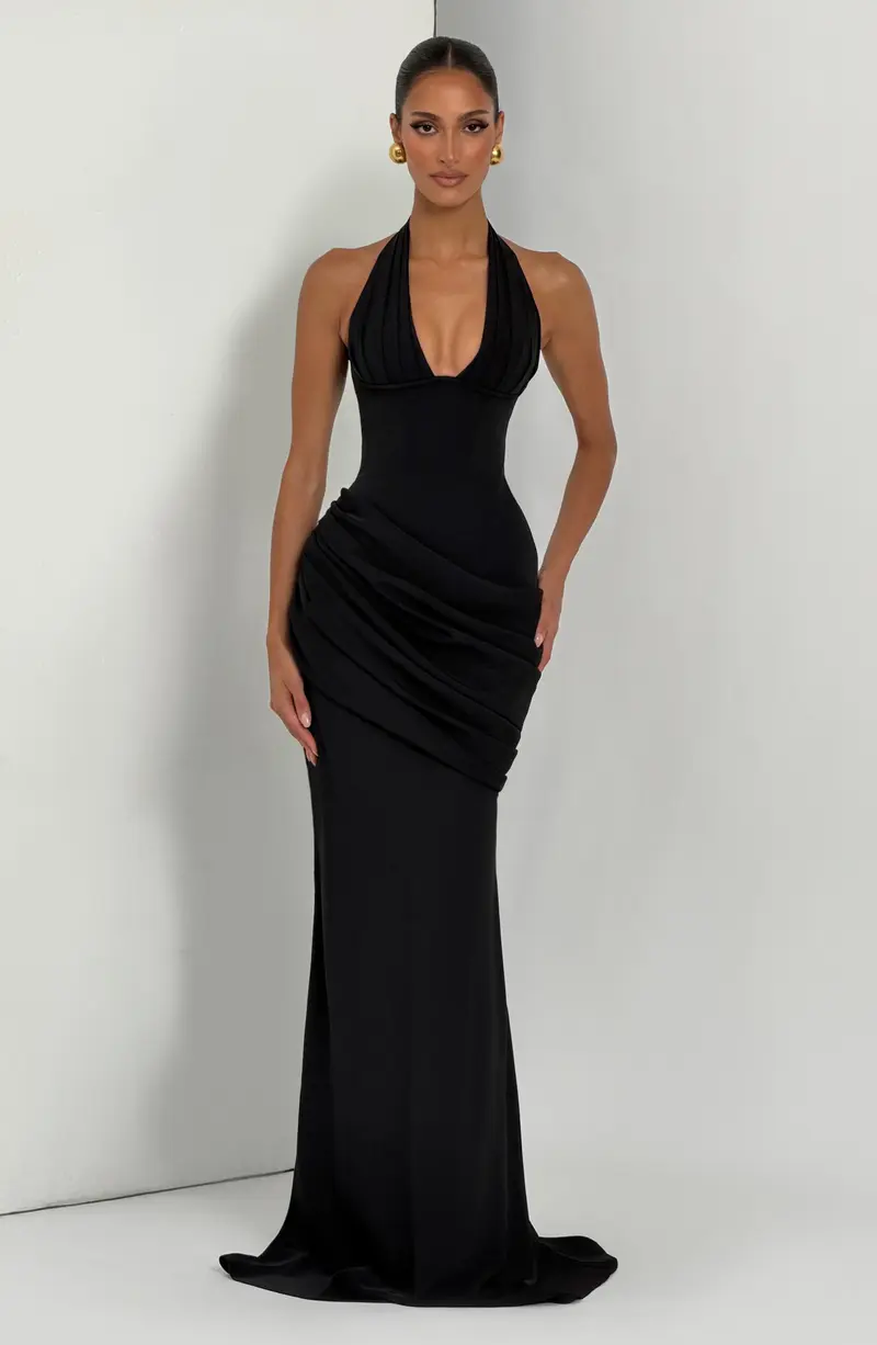 NEHEMIA | Meerjungfrauen-Maxikleid