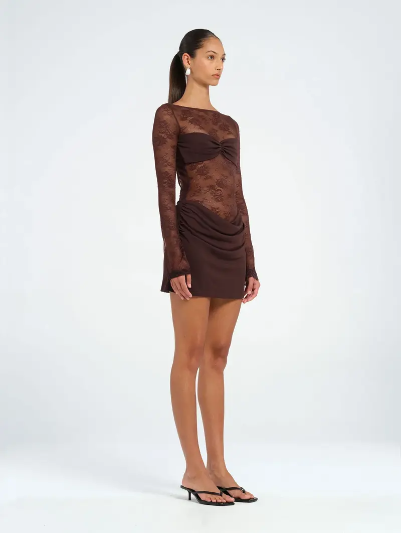 NEOMI | Elegantes Spitzen-Minikleid
