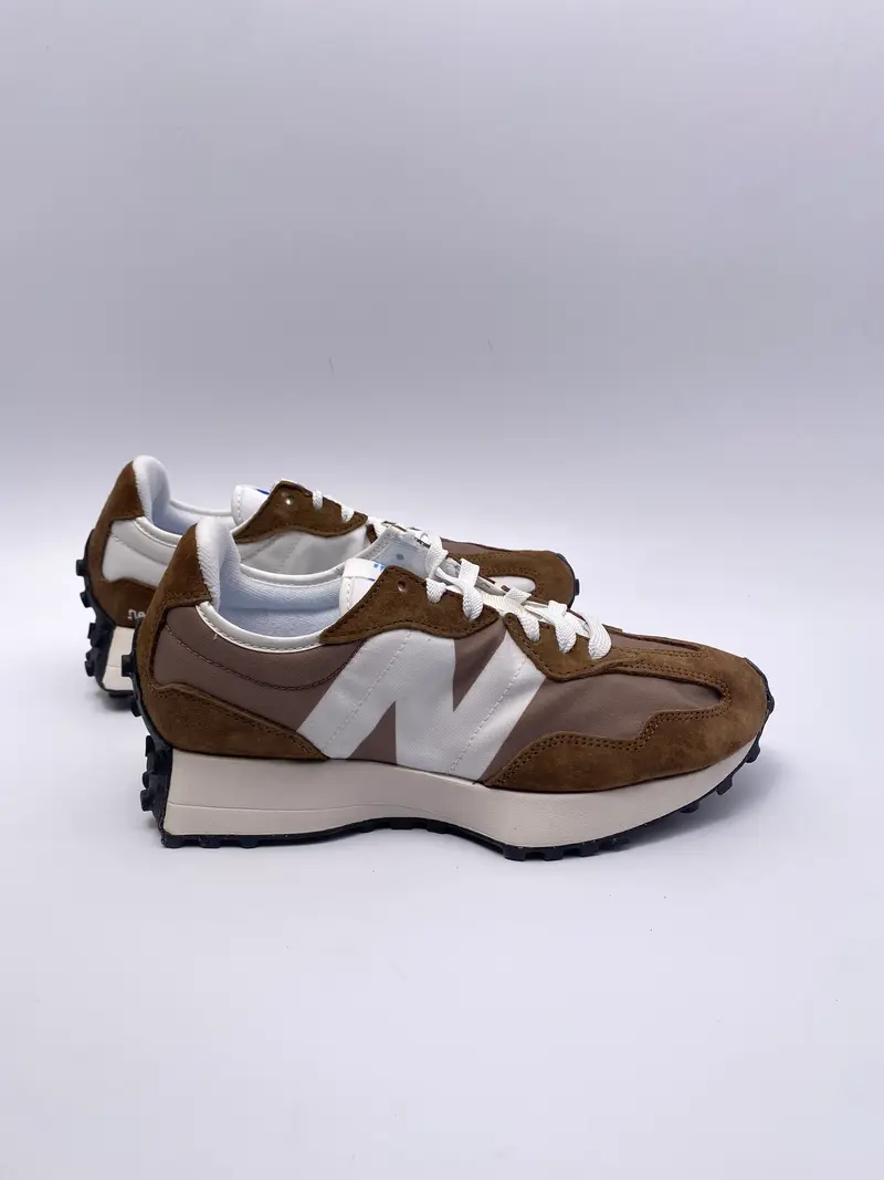 New Balance 327LG bruin wit