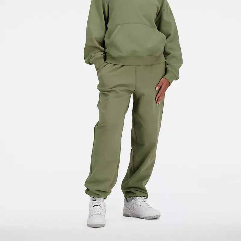 New Balance French terry jogger dark olive