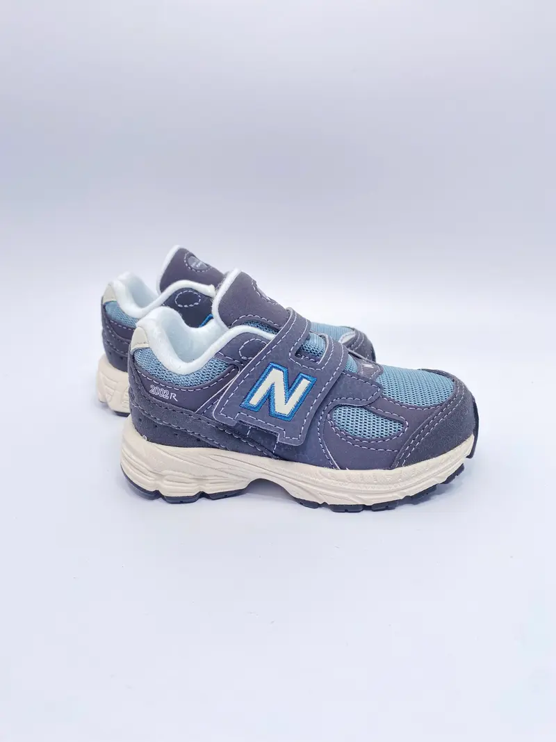 New balance IV2002FB  grijs blauw klittenband