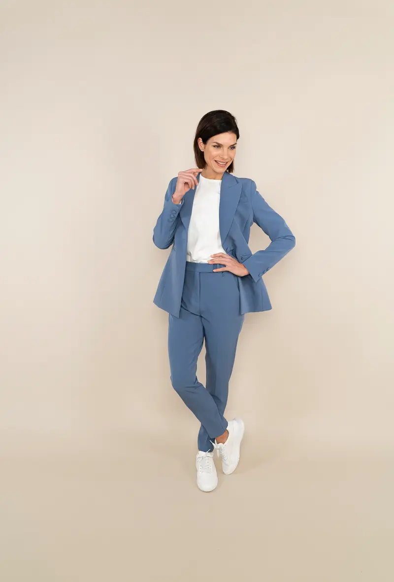 - NEW TROUSER - ocean blue