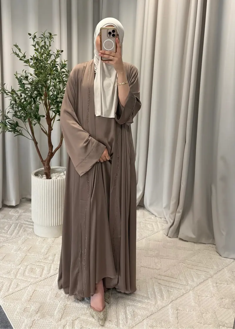 NISA ABAYA BROWN