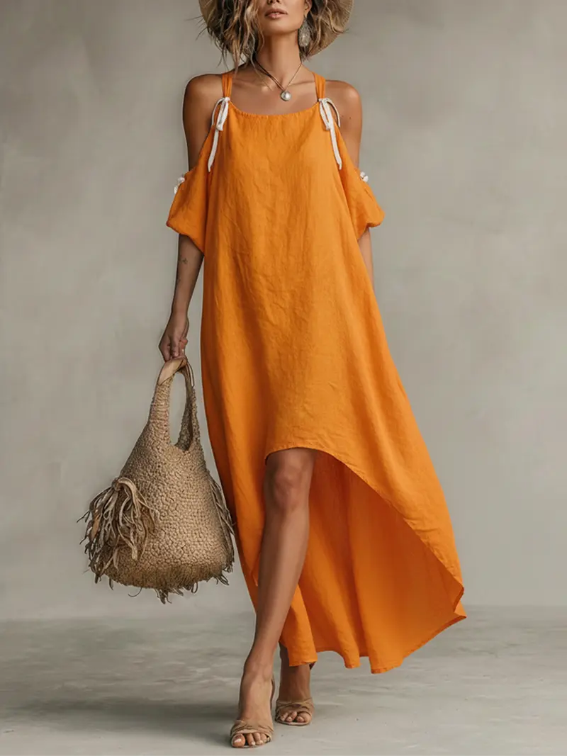 Noellea™ | Linen Boho-Resort Style Dress